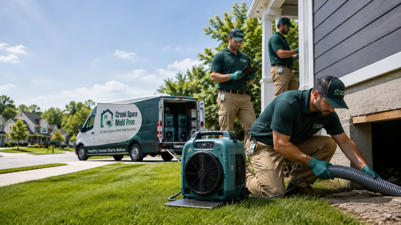 Crawl Space Mold Removal in Laurel, MT